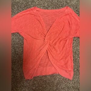 Express Coral Twist Shirt (reversible)- sz M